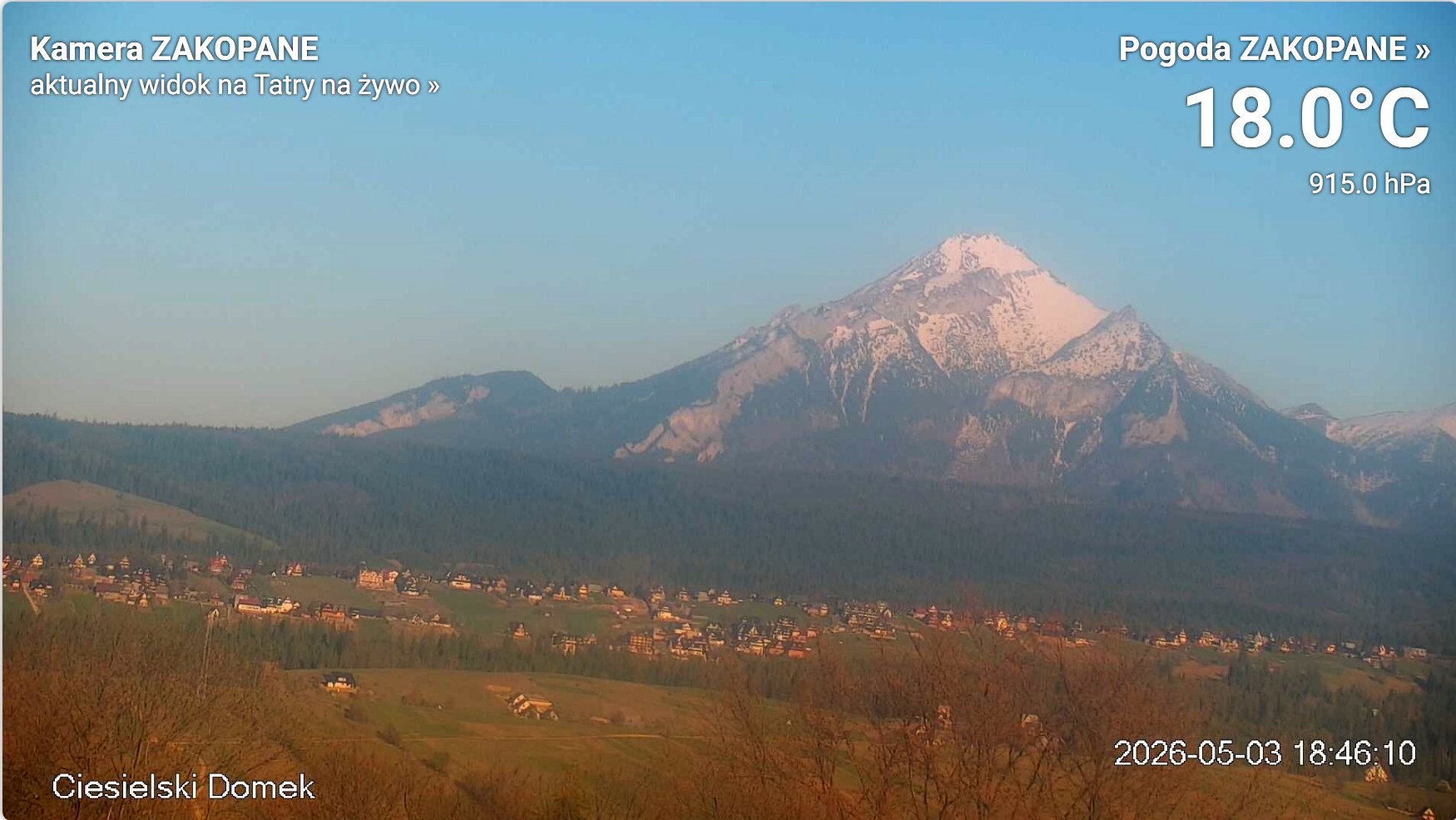 Zakopane live kamera
